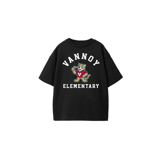 VANNOY MASCOT TSHIRT - BLACK