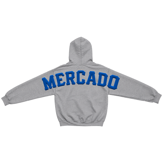 MERCADO FULLBACK HOODIE - HEATHER GREY