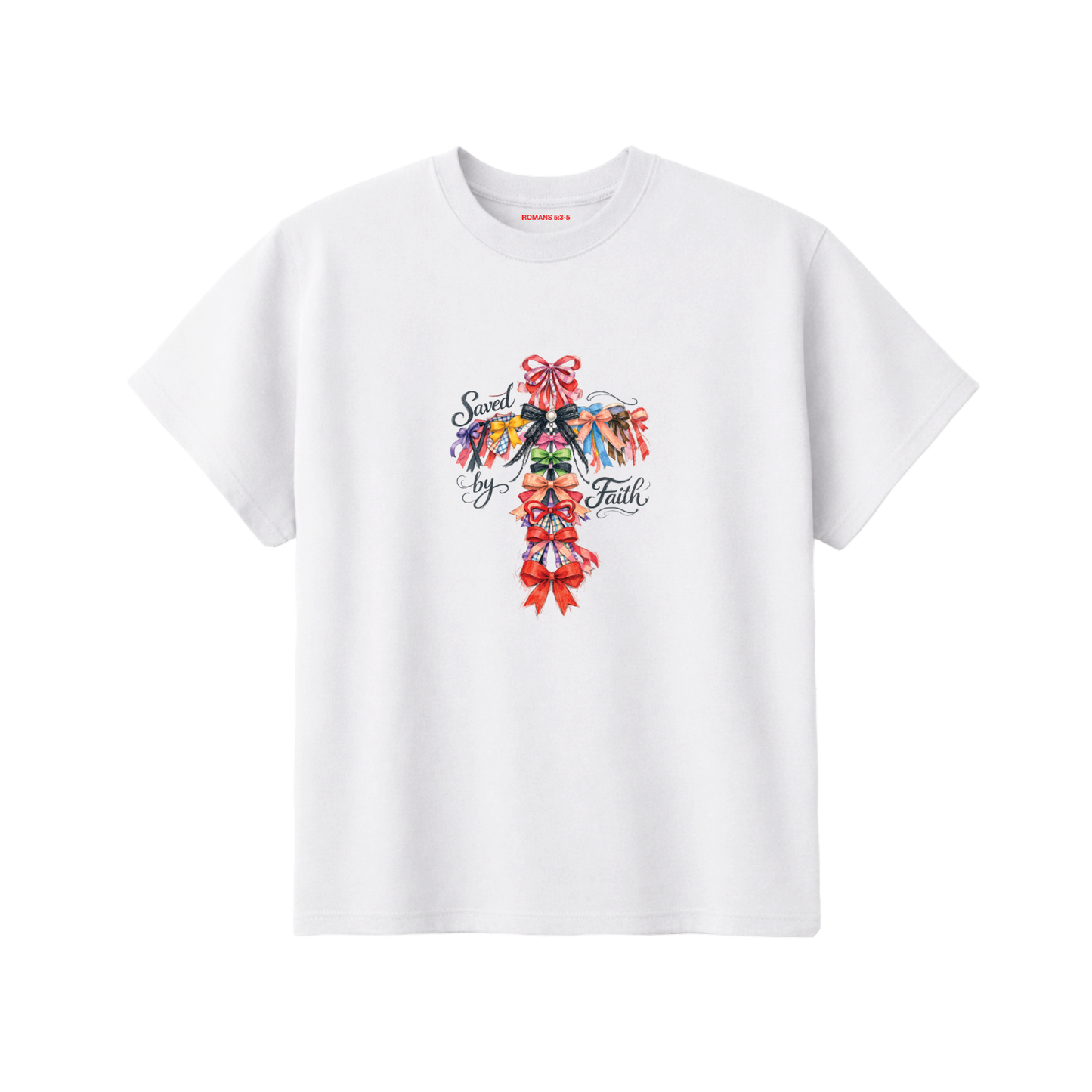 RED CROSS TEE - WHITE