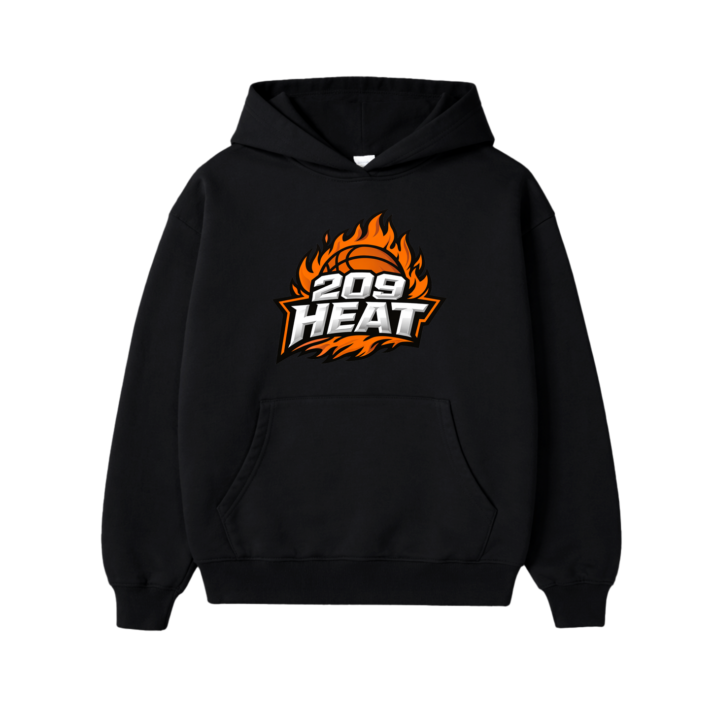 209 HEAT CLASSIC HOODIE - BLACK