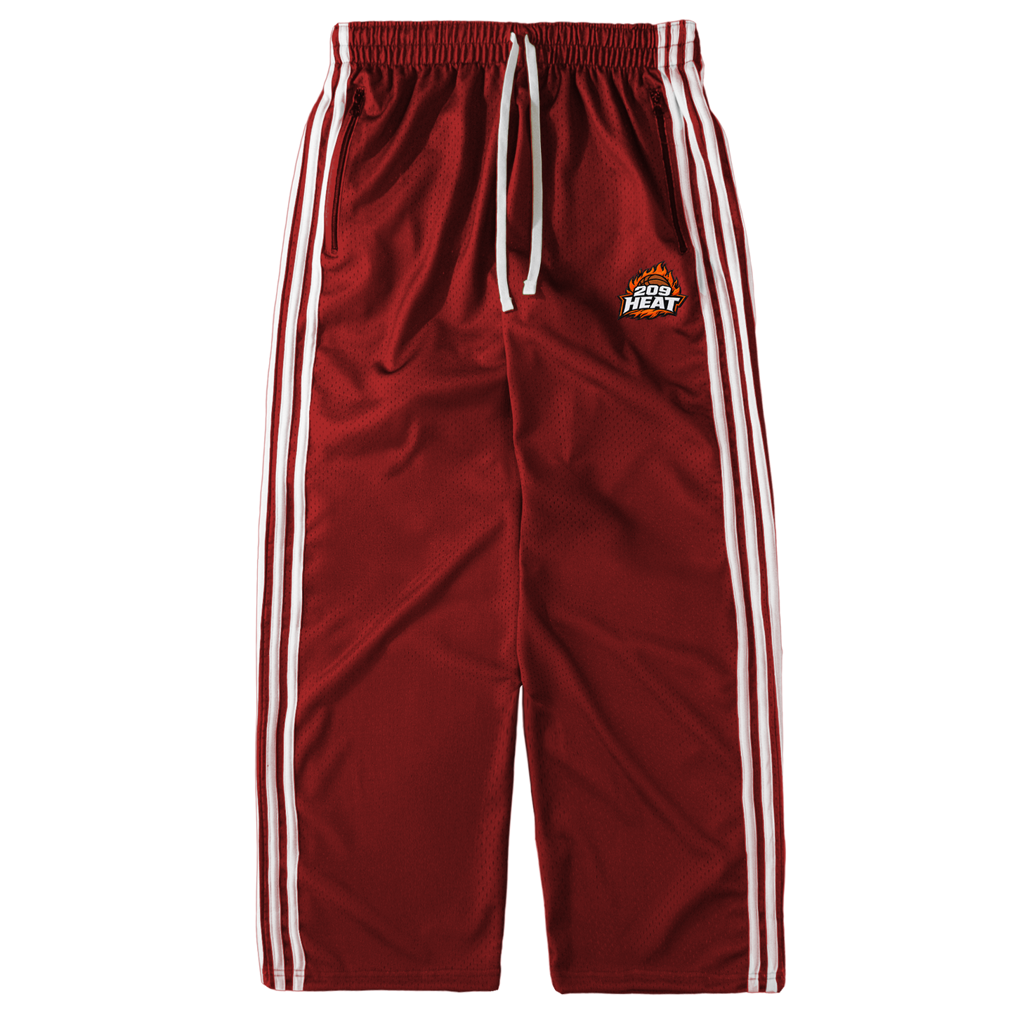 209 HEAT CUSTOM STRIPED MESH TRACK PANTS