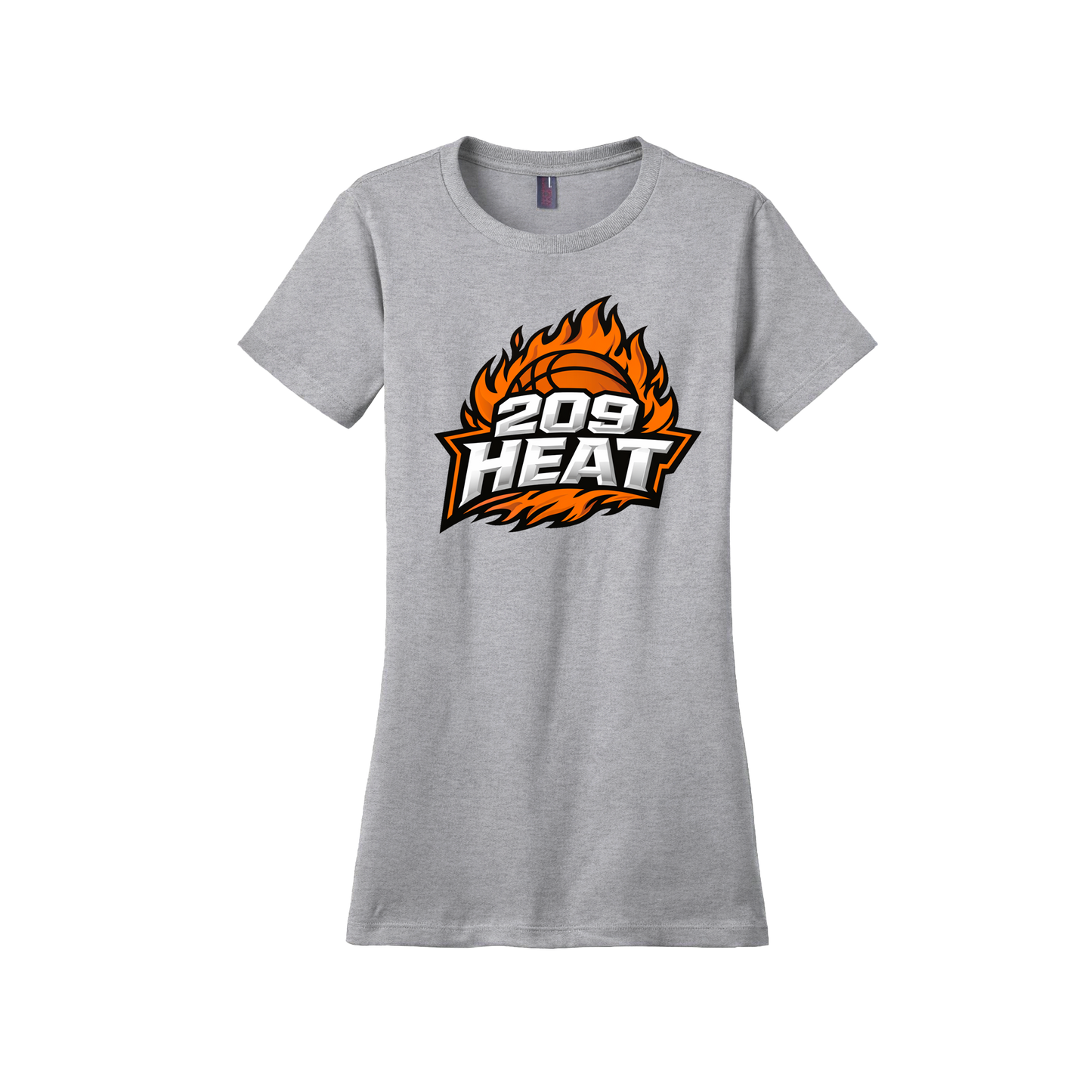 209 HEAT WOMEN'S TSHIRT - HEATHERED STEEL