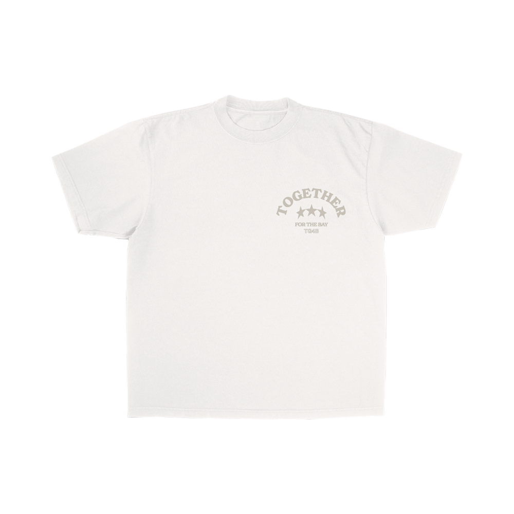 TG4B 3 STAR TSHIRT - BONE