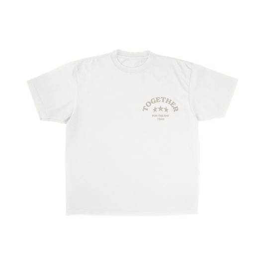 TG4B 3 STAR TSHIRT - BONE