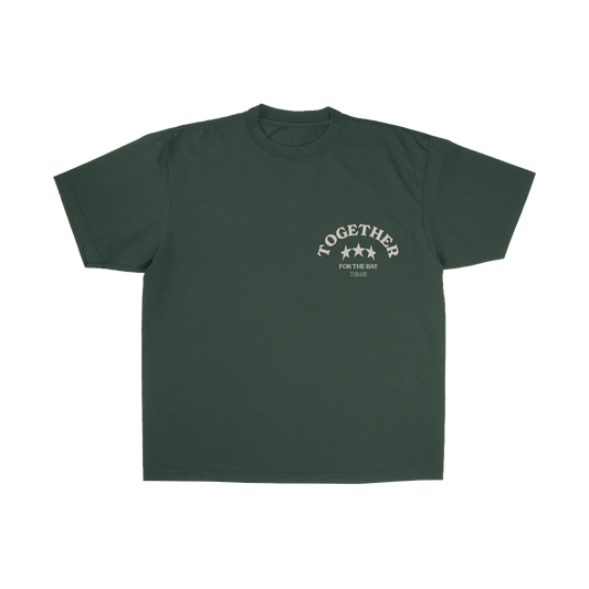 TG4B 3 STAR TSHIRT - MOSS