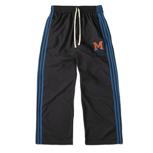 MERCADO CUSTOM STRIPED MESH TRACK PANTS