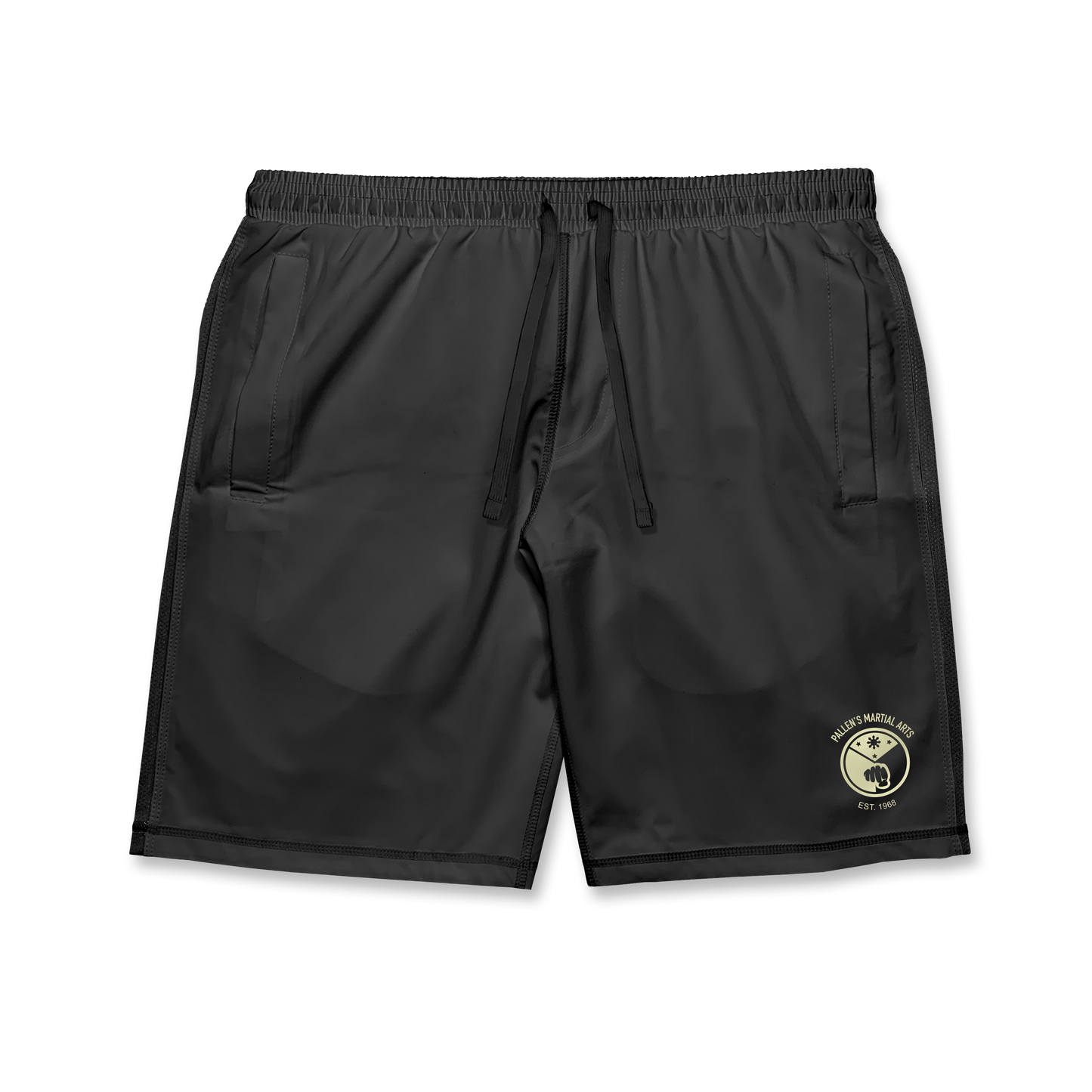 PALLENS HYBRID SHORTS - BLACK