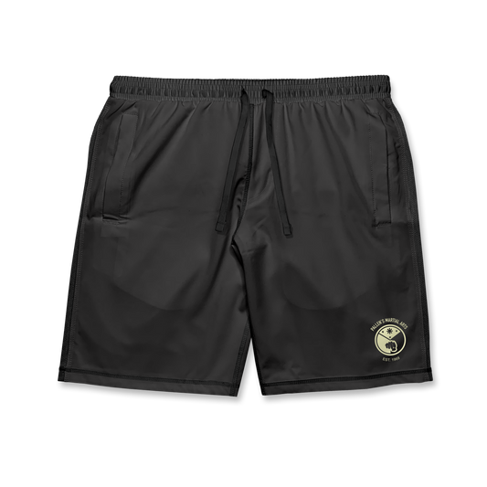 PALLENS HYBRID SHORTS - BLACK