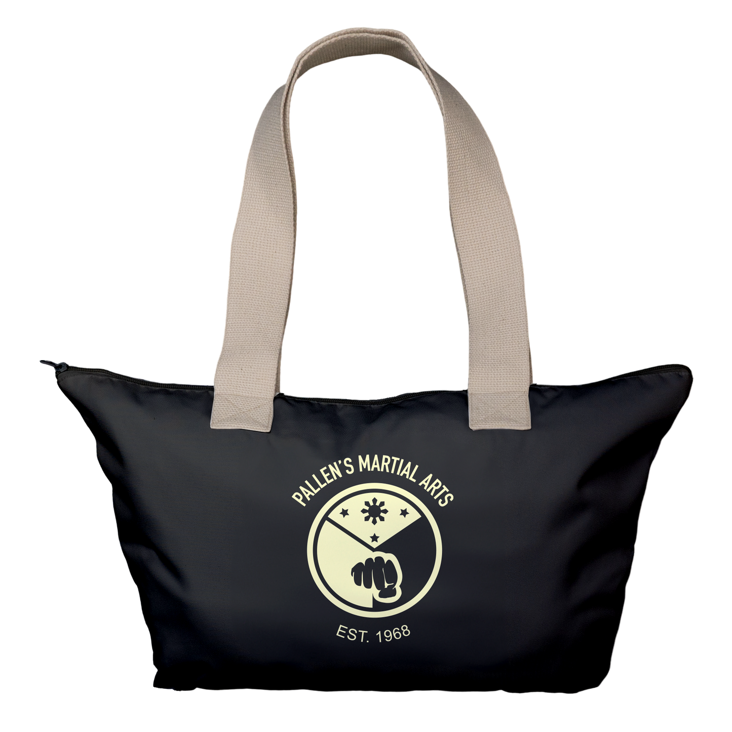 PALLENS ZIPPERED TOTE BAG