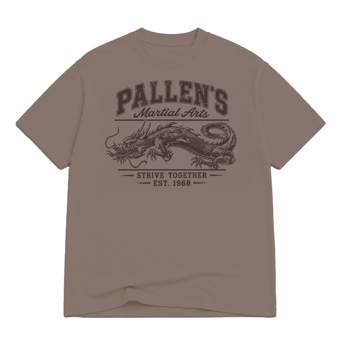 PALLEN'S VINTAGE TSHIRT - BROWN