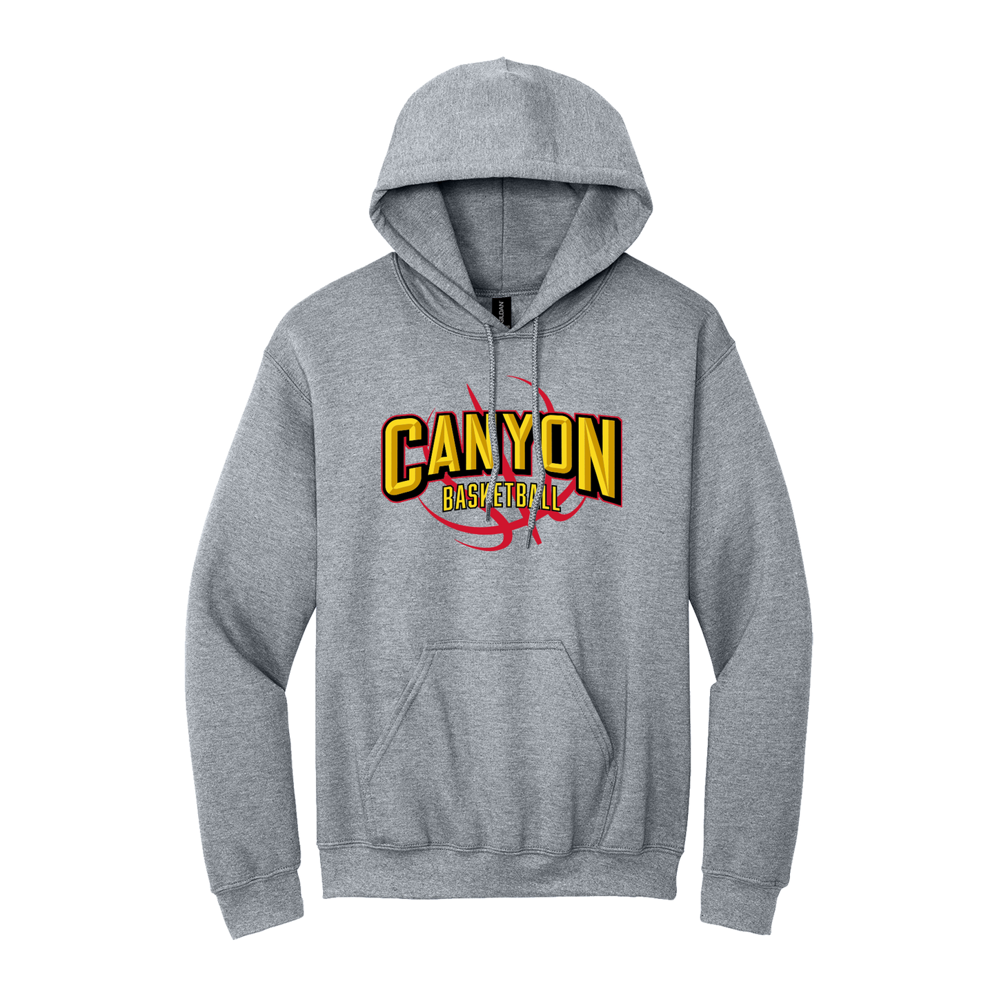 CANYON BASKETBALL HOODIE - SPORT GREY