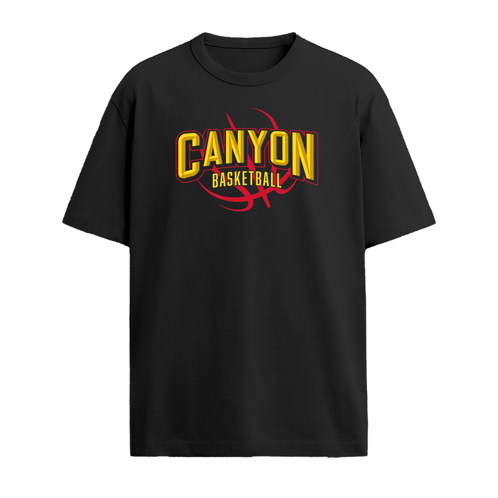 CANYON BASKETBALL TSHIRT - BLACK