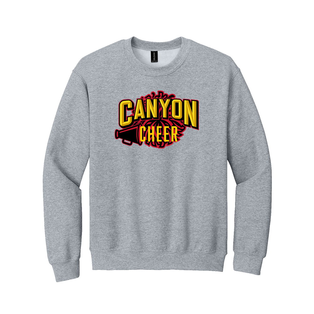 CANYON CHEER CREWNECK - HEATHER GREY