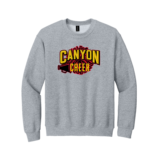 CANYON CHEER CREWNECK - HEATHER GREY