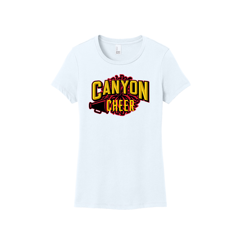 CANYON CHEER WOMENS TSHIRT - WHITE