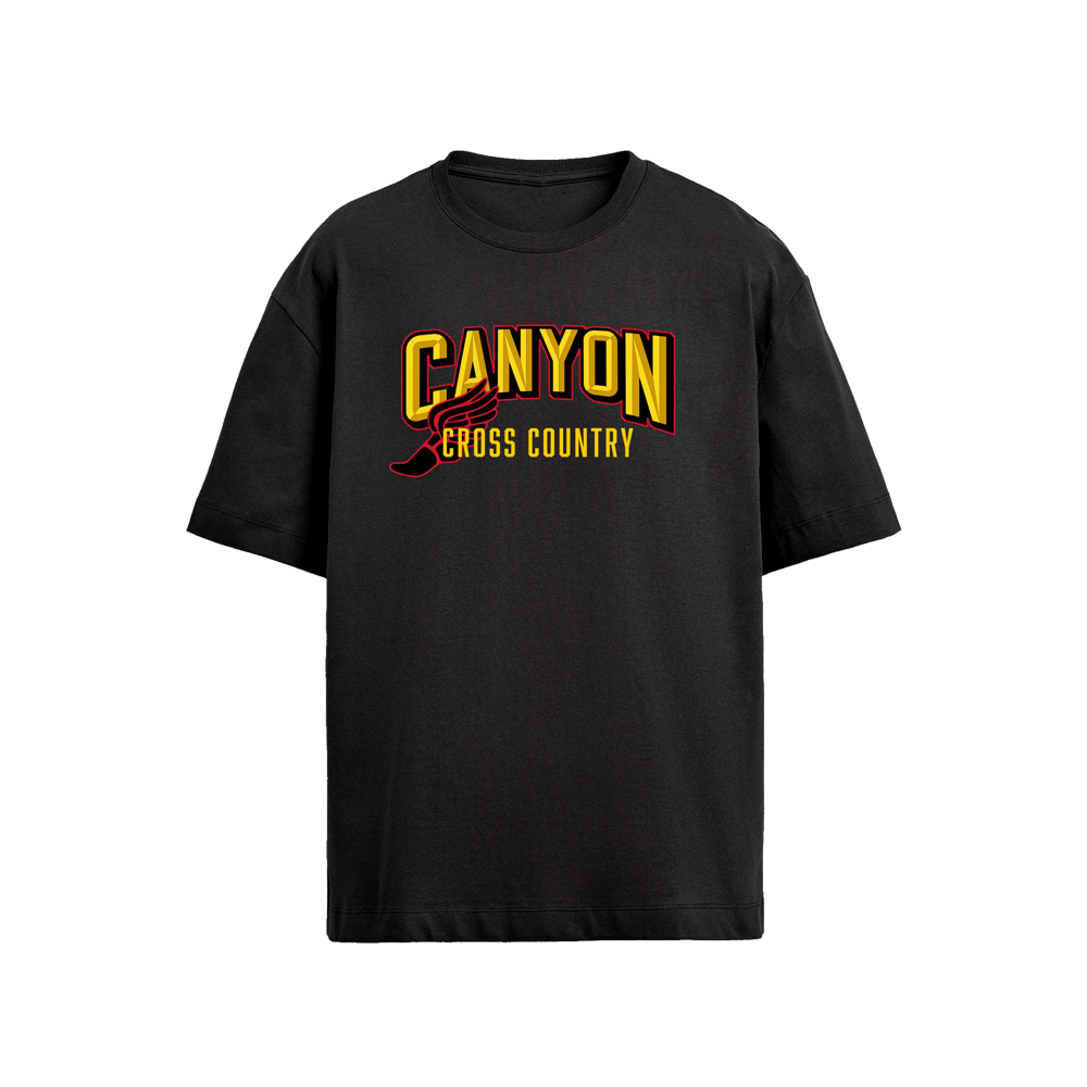CANYON CROSS COUNRY TSHIRT - BLACK