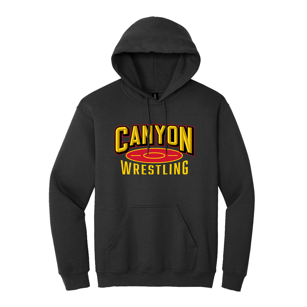CANYON WRESTLING HOODIE - BLACK