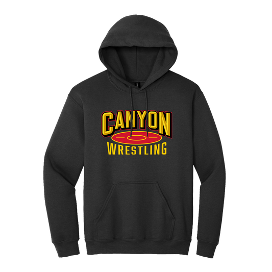 CANYON WRESTLING HOODIE - BLACK