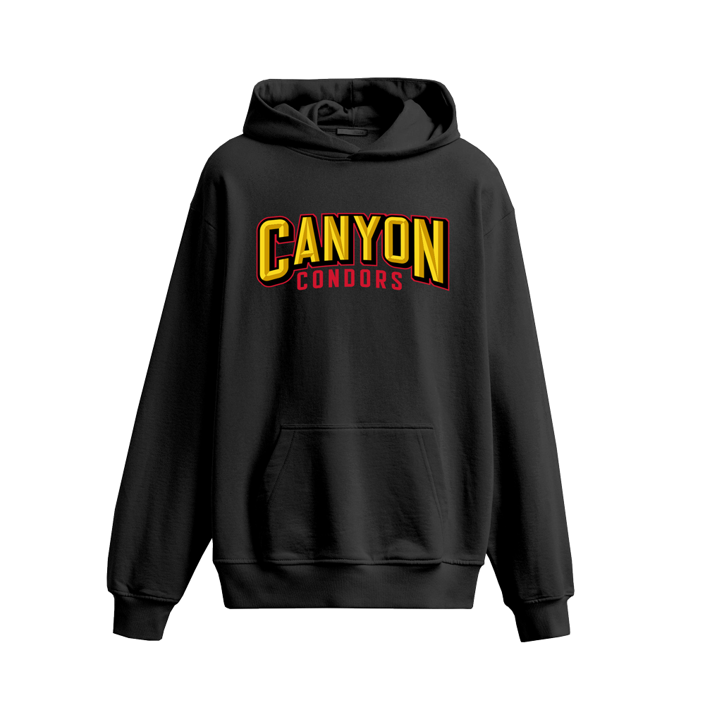 CANYON CONDORS LOGO HOODIE - BLACK