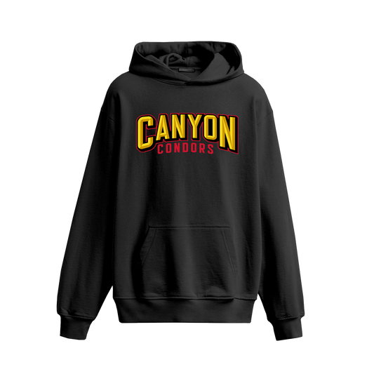 CANYON CONDORS LOGO HOODIE - BLACK