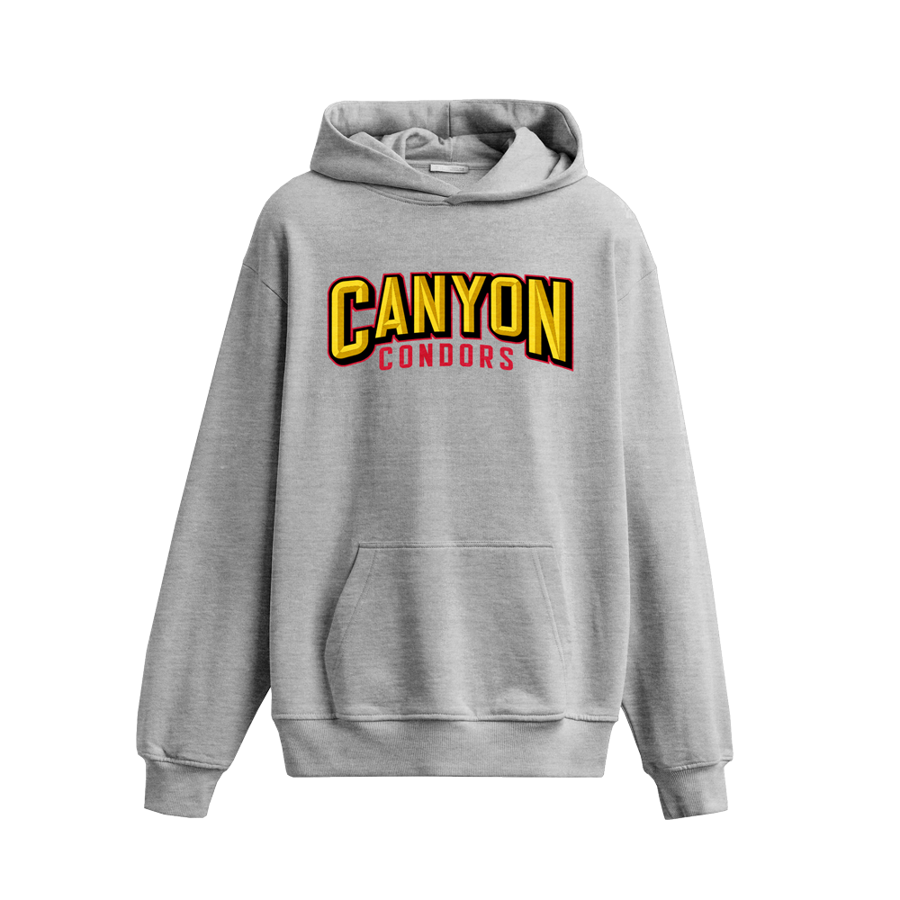 CANYON CONDORS LOGO HOODIE - HEATHER GREY