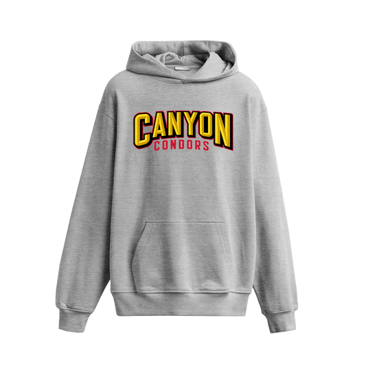 CANYON CONDORS LOGO HOODIE - HEATHER GREY