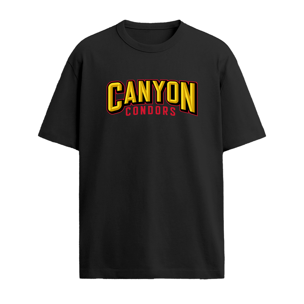 CANYON CONDORS LOGO TSHIRT - BLACK