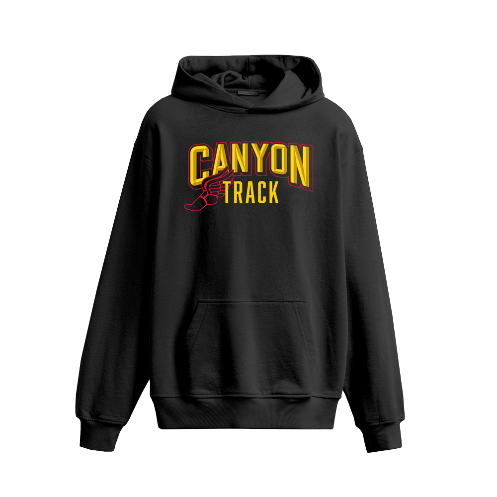 CANYON TRACK HOODIE - BLACK
