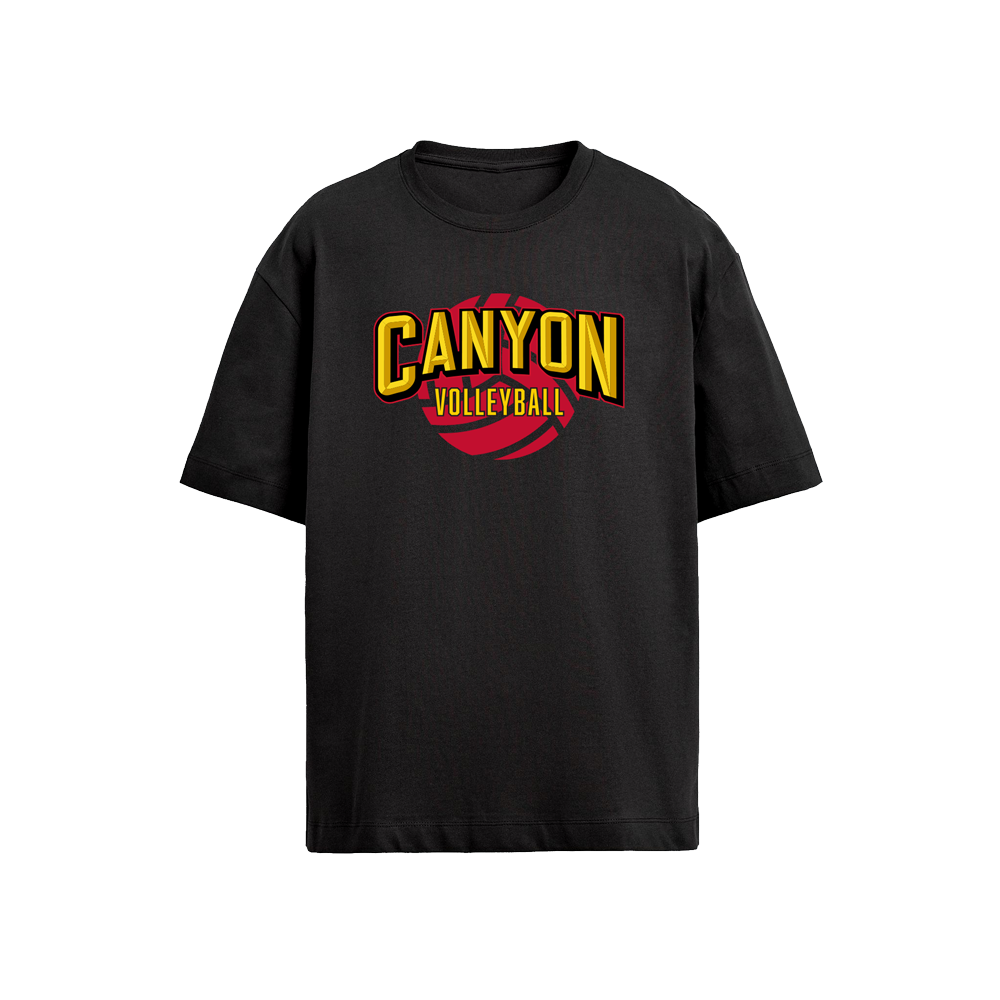 CANYON VOLLEYBALL TSHIRT - BLACK