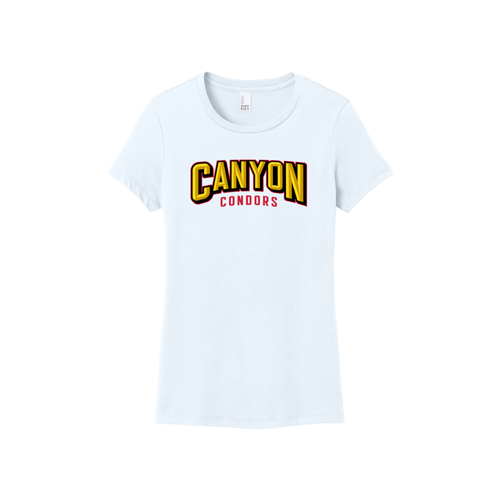 CANYON WOMENS TSHIRT - WHITE
