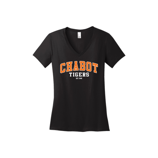 CHABOT WOMEN'S VNECK - BLACK