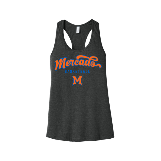 MERCADO CLASSIC WOMEN'S RACERBACK TANK - CHARCOAL
