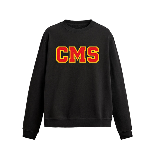 CANYON CMS APPLIQUE CREWNECK SWEATSHIRT - BLACK