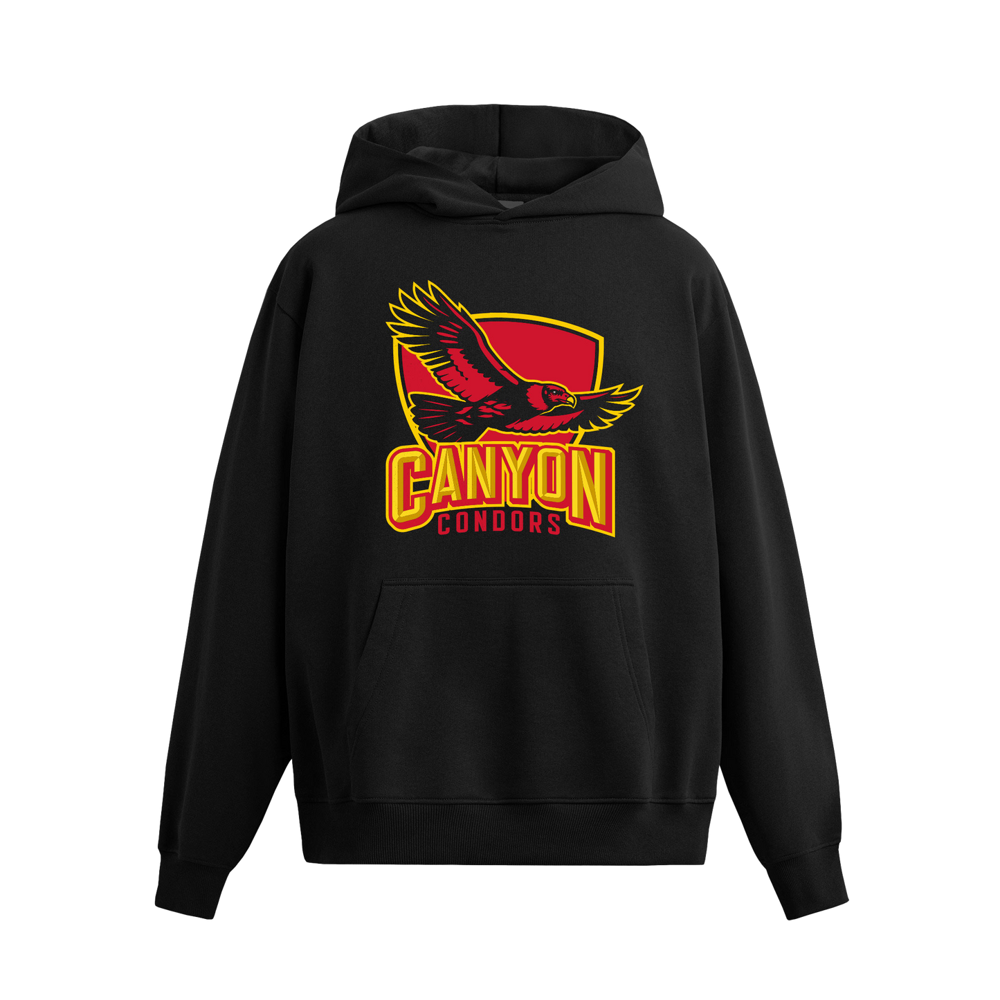 CANYON CONDORS LOGO HOODIE - BLACK