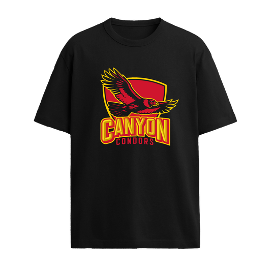 CANYON CONDORS LOGO TSHIRT - BLACK