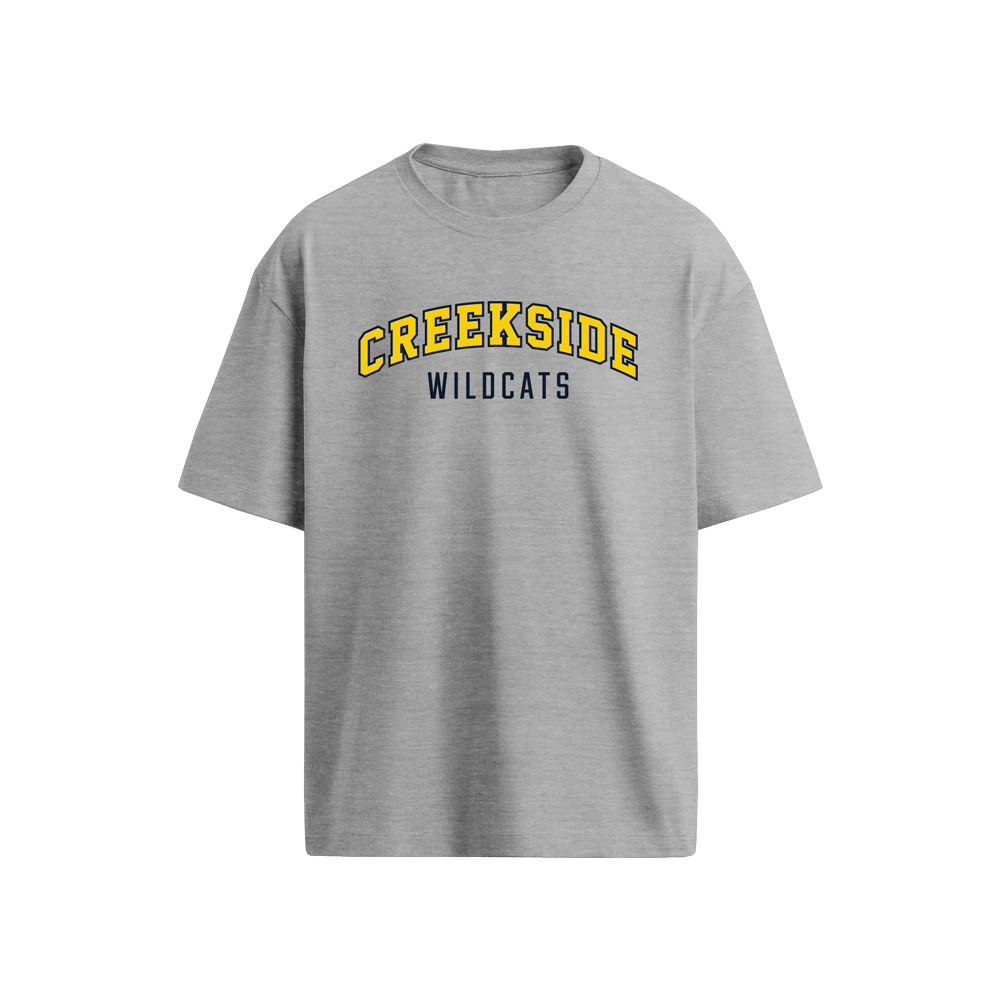 CREEKSIDE ARCH TSHIRT - HEATHER GREY