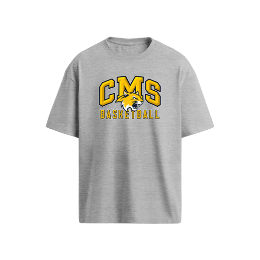 CREEKSIDE BASKETBALL TSHIRT - HEATHER GREY