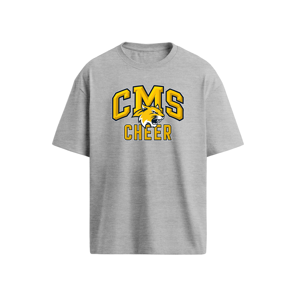 CREEKSIDE CHEER TSHIRT - HEATHER GREY
