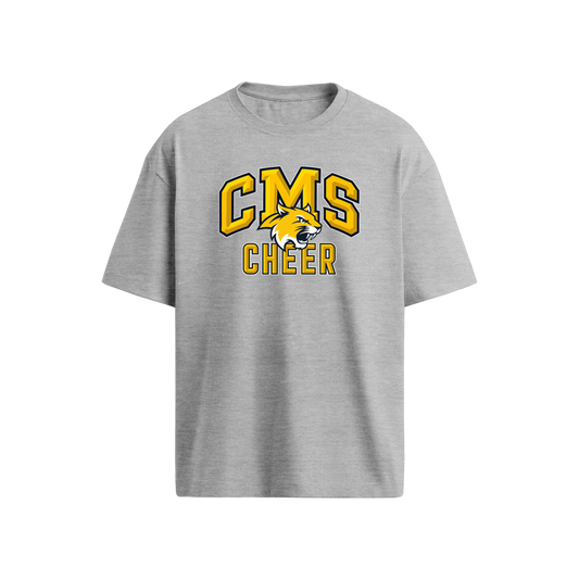 CREEKSIDE CHEER TSHIRT - HEATHER GREY