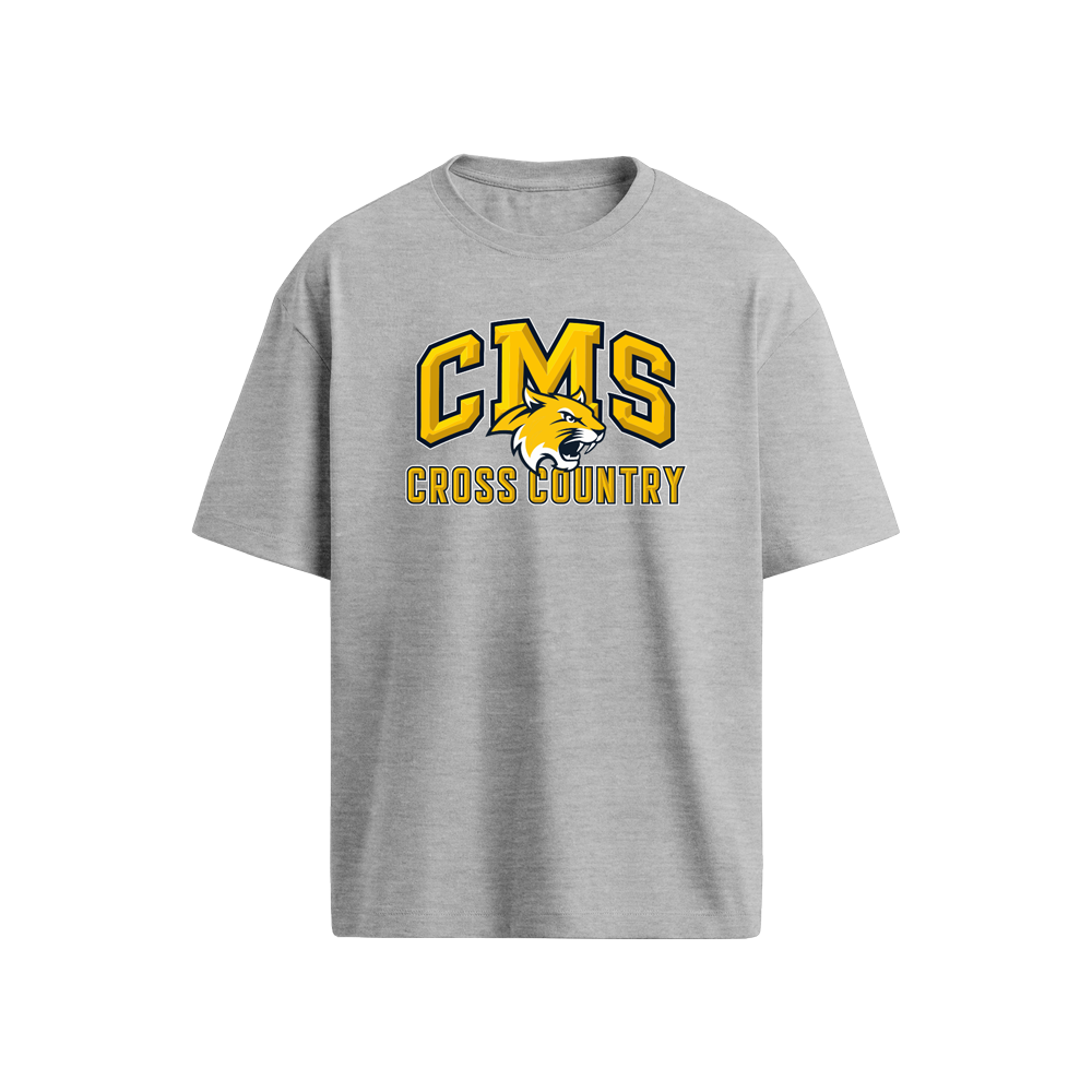 CREEKSIDE CROSS COUNTRY TSHIRT - HEATHER GREY