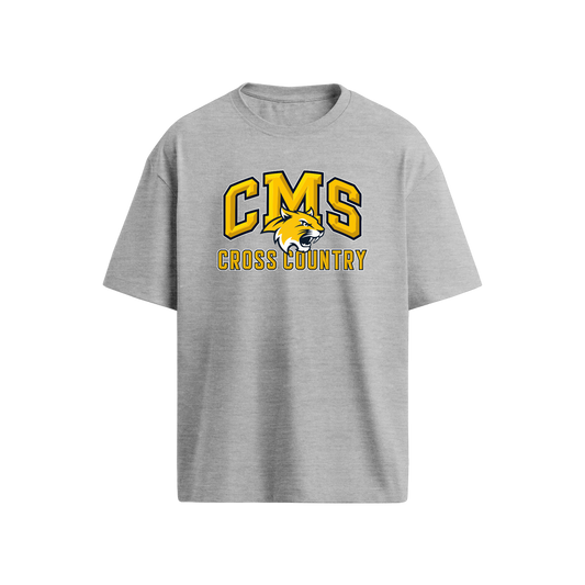 CREEKSIDE CROSS COUNTRY TSHIRT - HEATHER GREY