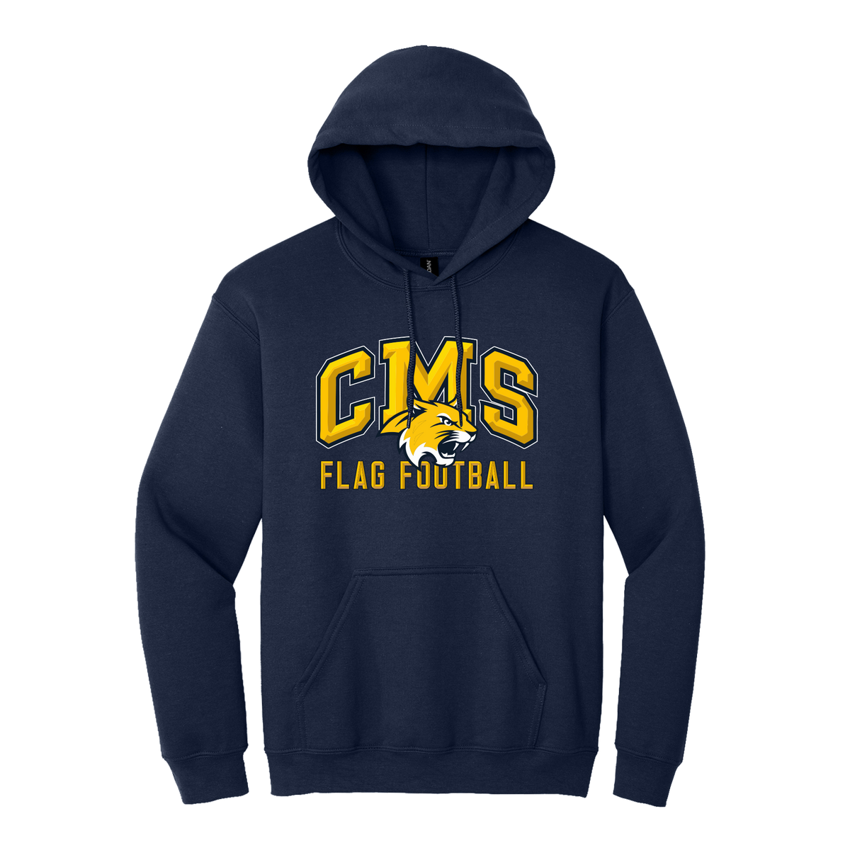 CREEKSIDE FLAG FOOTBALL HOODIE - NAVY