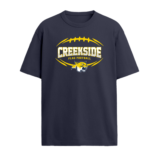 CREEKSIDE FLAG FOOTBALL SHIRT - NAVY
