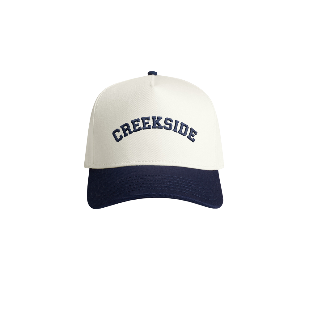 CREEKSIDE ARCH SNAPBACK - CREAM/NAVY