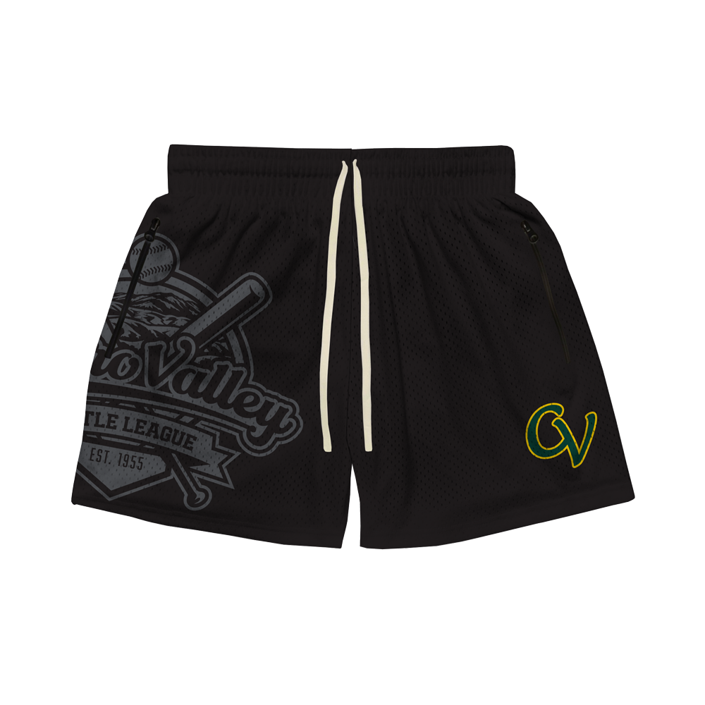 CVLL MESH SHORTS - BLACK