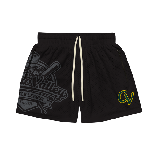 CVLL MESH SHORTS - BLACK