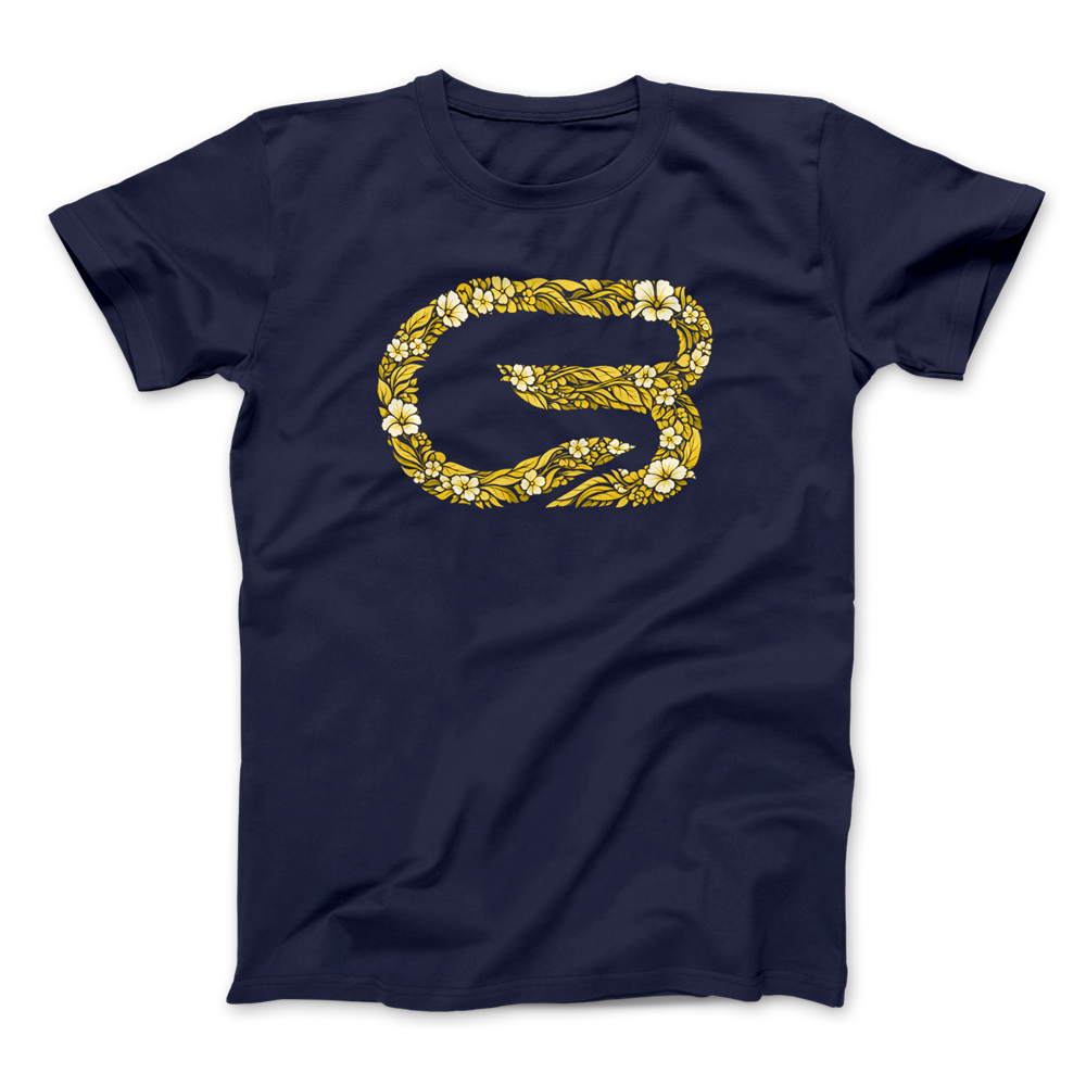 CREEKSIDE x CYCLEBAR FLORAL TSHIRT - NAVY
