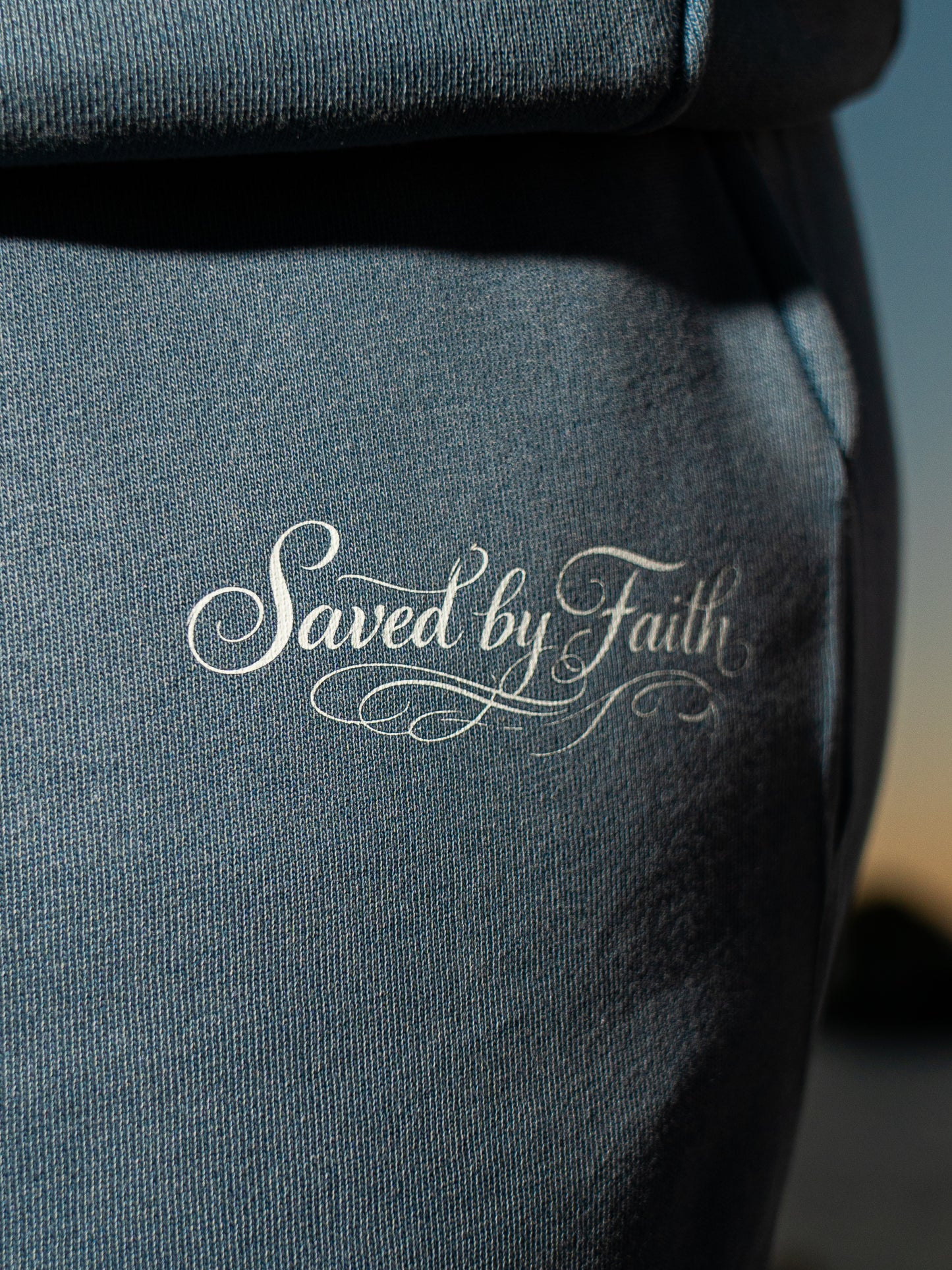SAVED BY FAITH SWEATPANTS - BLUE