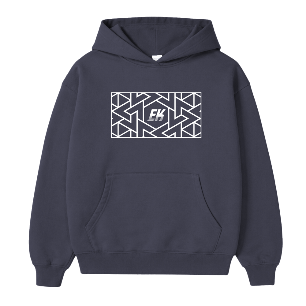 EK INTERLOCK HOODIE - NAVY