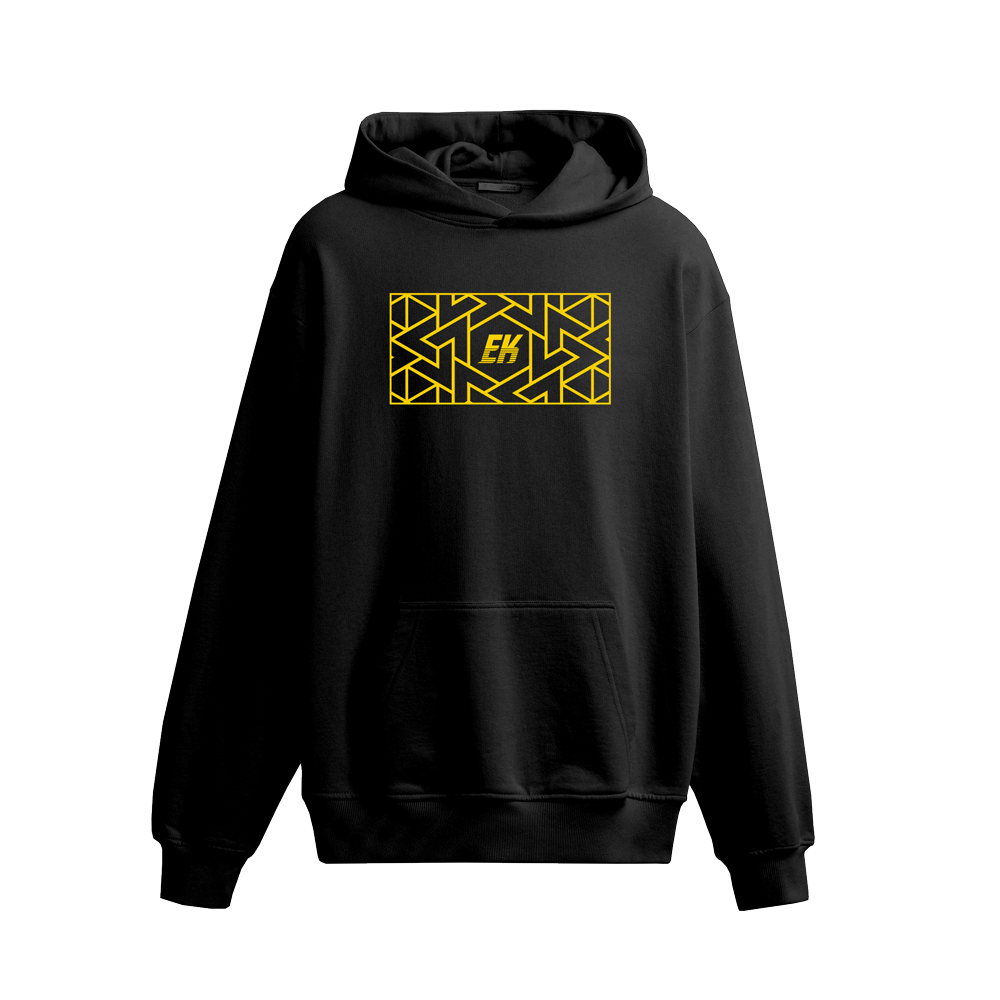 ELITE KING INTERLOCKED HOODIE - BLACK